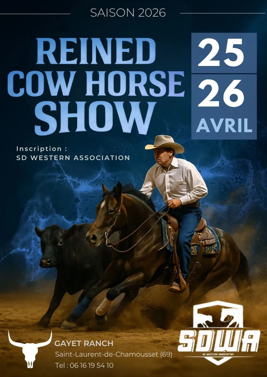 Reined Cow Horse GAYET RANCH Ouvert!